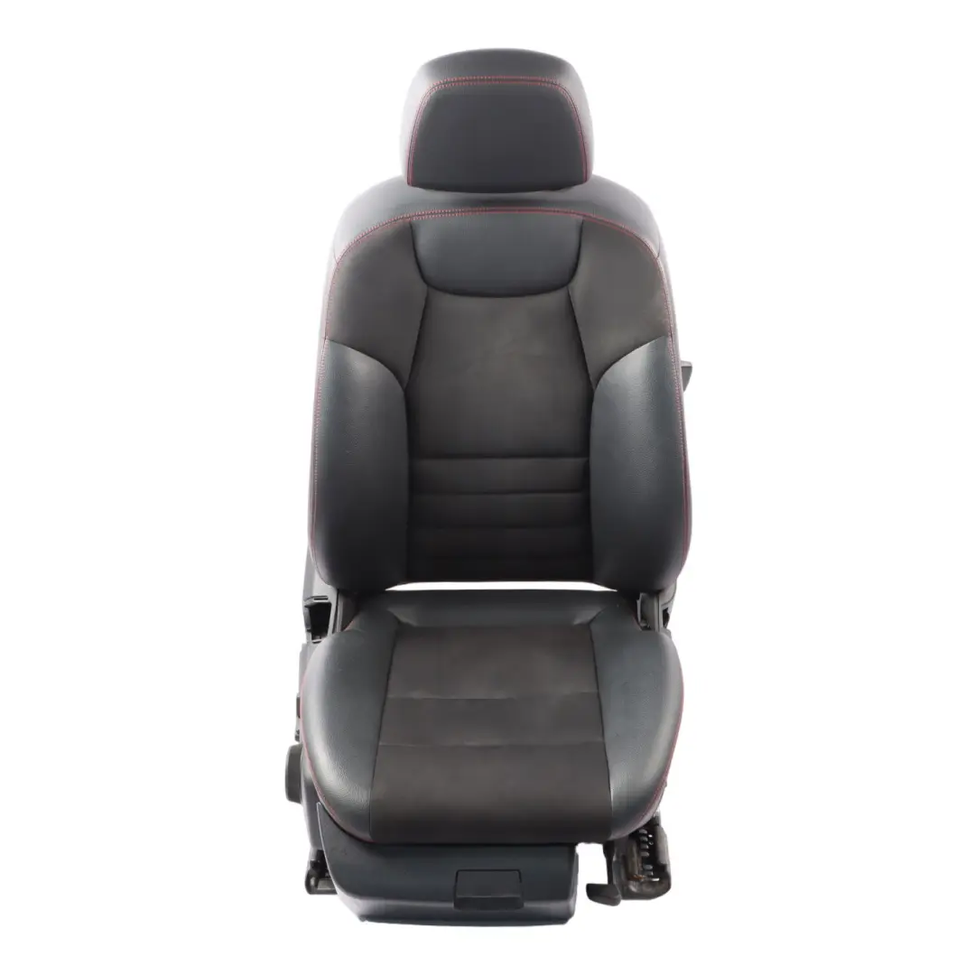 Mercedes W204 Front Right O/S Seat Leather Alcantara Red Thread Electric - SKU A2049100006 - Part number A2049100006