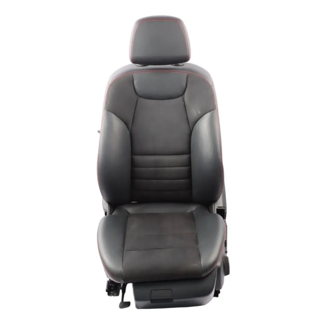 Mercedes W204 Front Left N/S Seat Leather Alcantara Red Thread Electric - SKU A2049109505 - Part number A2049109505
