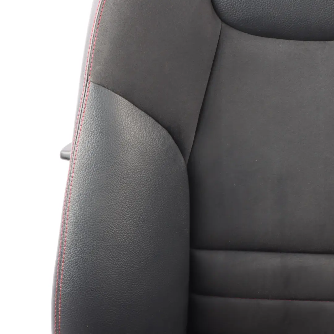 Mercedes W204 Front Left N/S Seat Leather Alcantara Red Thread Electric - SKU A2049109505 - Part number A2049109505