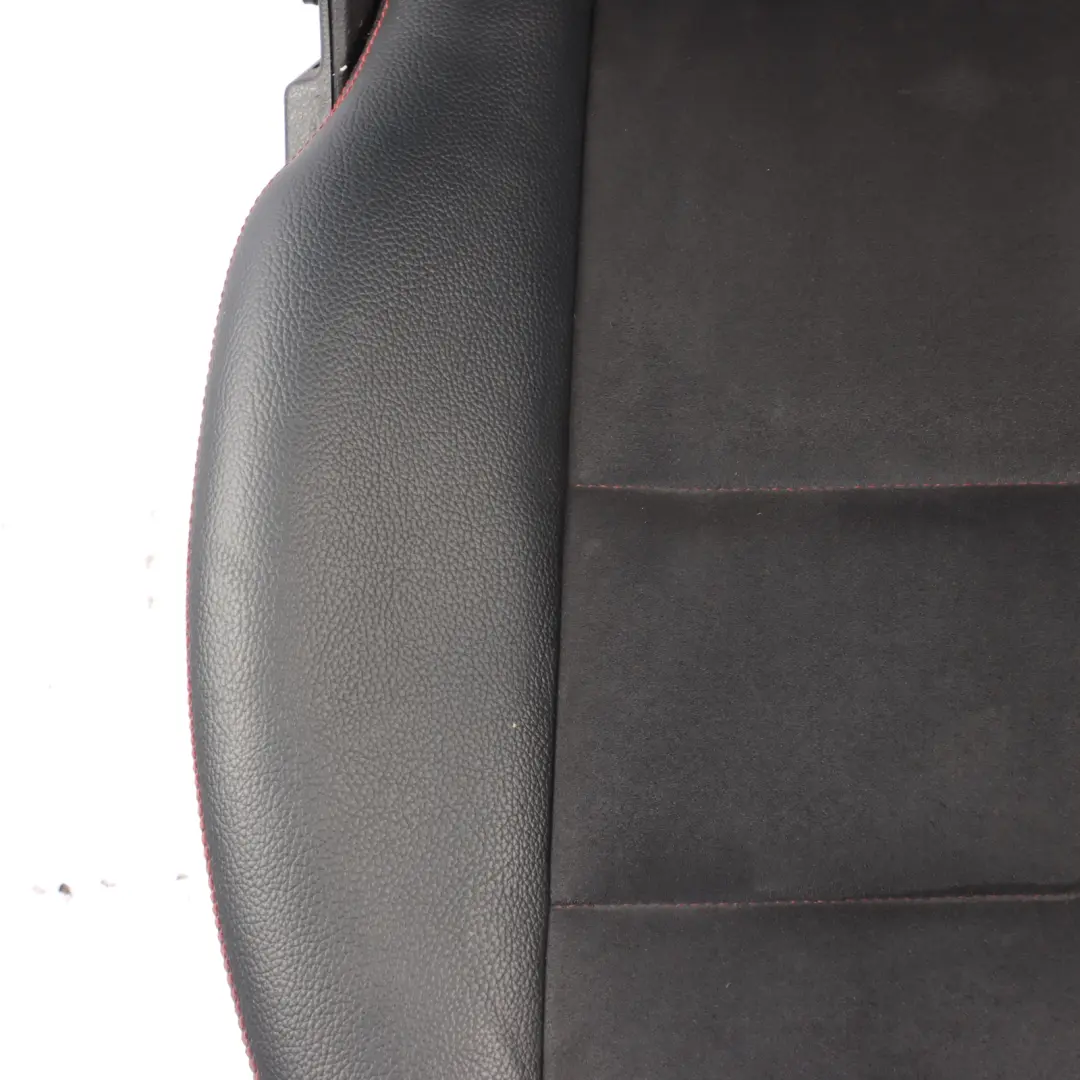 Mercedes W204 Front Left N/S Seat Leather Alcantara Red Thread Electric - SKU A2049109505 - Part number A2049109505