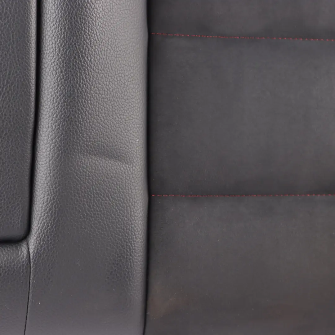 Mercedes W204 Seat Backrest Rear Left N/S Cover Black Leather Microfibre - SKU A2049206501 - Part number A2049206501