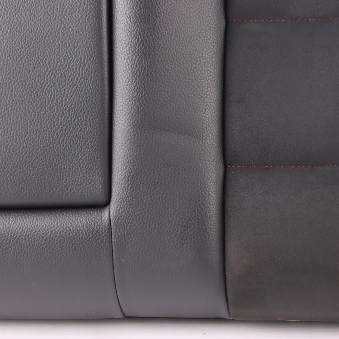 Mercedes W204 Seat Backrest Rear Left N/S Cover Black Leather Microfibre - SKU A2049206501 - Part number A2049206501
