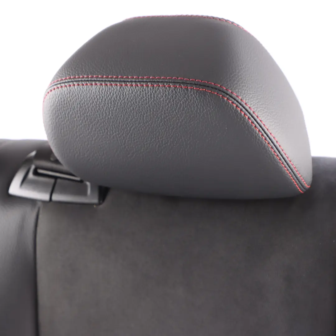Mercedes W204 Seat Backrest Rear Left N/S Cover Black Leather Microfibre - SKU A2049206501 - Part number A2049206501