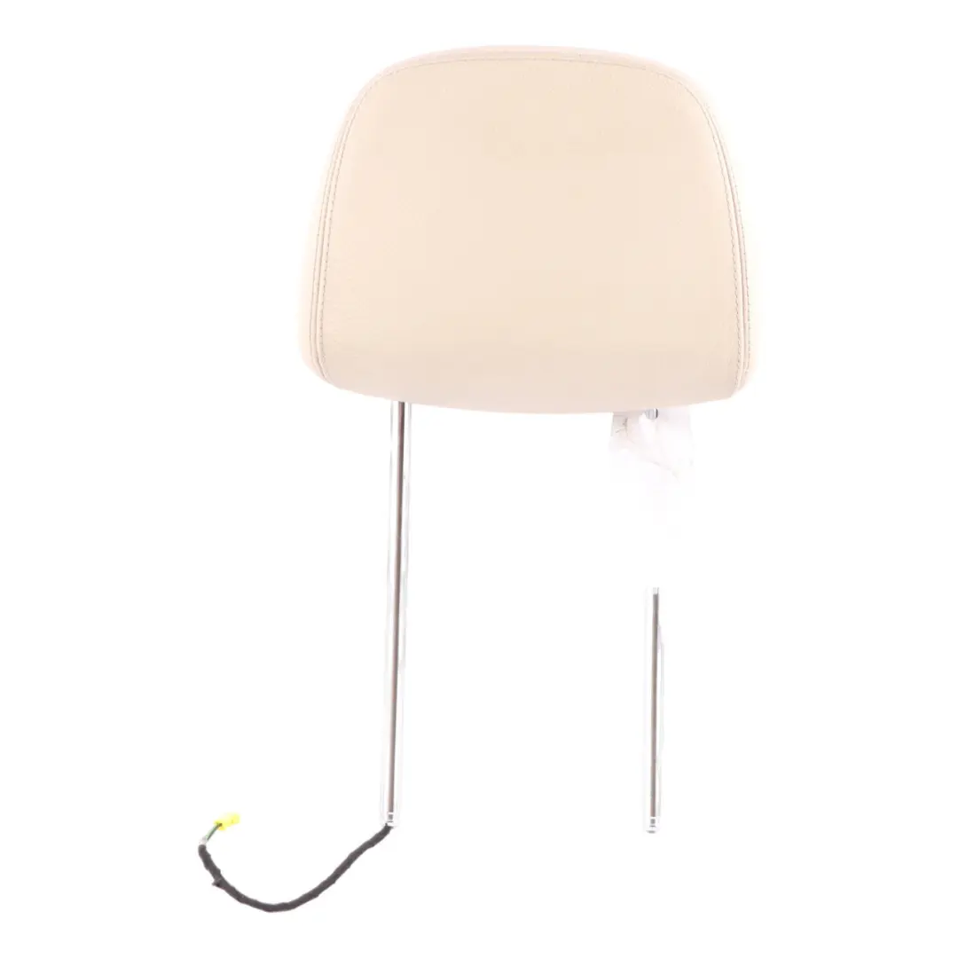Headrest Front Left N/S Head Rest Beige Leather to Mercedes W204 Seat with Part number A2049706750 Mercedes W204 Seat Headrest Front Left N/S Head Rest Beige Leather - SKU A2049706750 - Part number A2049706750
