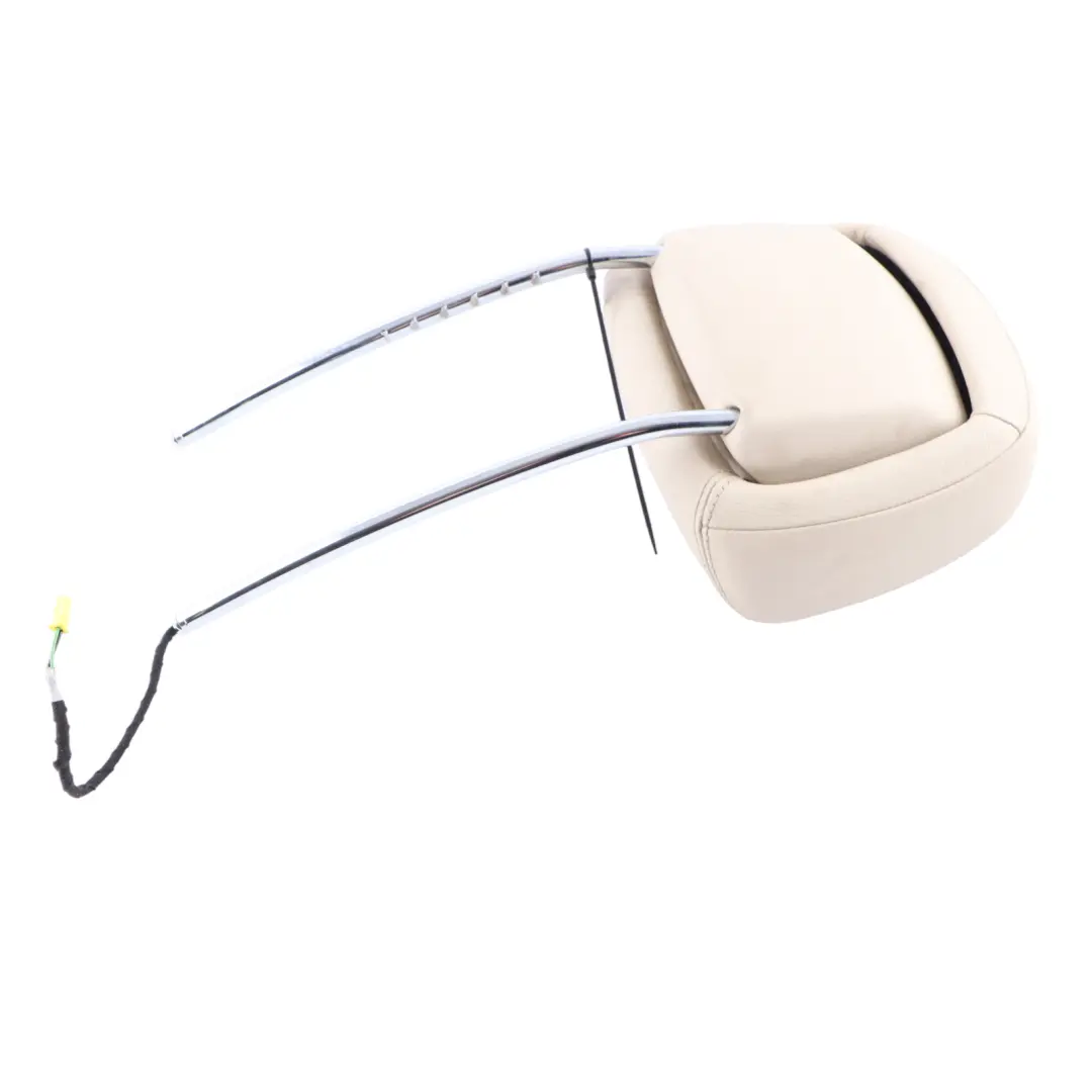 Headrest Front Left N/S Head Rest Beige Leather to Mercedes W204 Seat with Part number A2049706750 Mercedes W204 Seat Headrest Front Left N/S Head Rest Beige Leather - SKU A2049706750 - Part number A2049706750