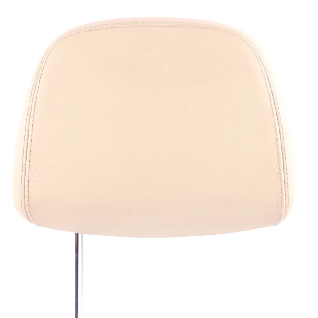 Mercedes W204 Seat Headrest Front Left N/S Head Rest Beige Leather - SKU A2049706750 - Part number A2049706750