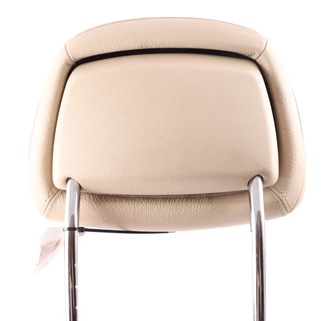 Mercedes W204 Seat Headrest Front Left N/S Head Rest Beige Leather - SKU A2049706750 - Part number A2049706750