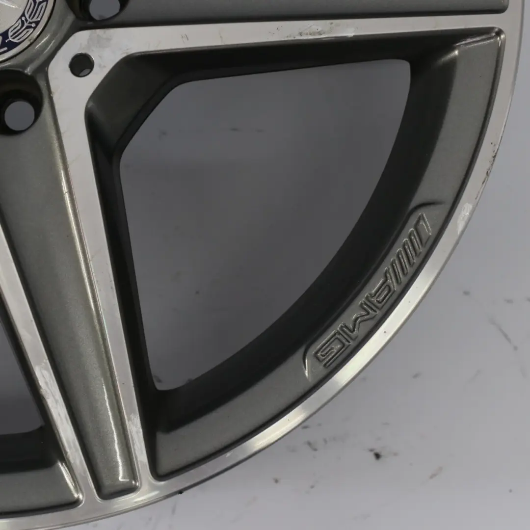 Mercedes W205 Himalaya Grey AMG Alloy Wheel Rim 5 Spoke 18" 7,5J - SKU A2054011100-2 - Part number A2054011100