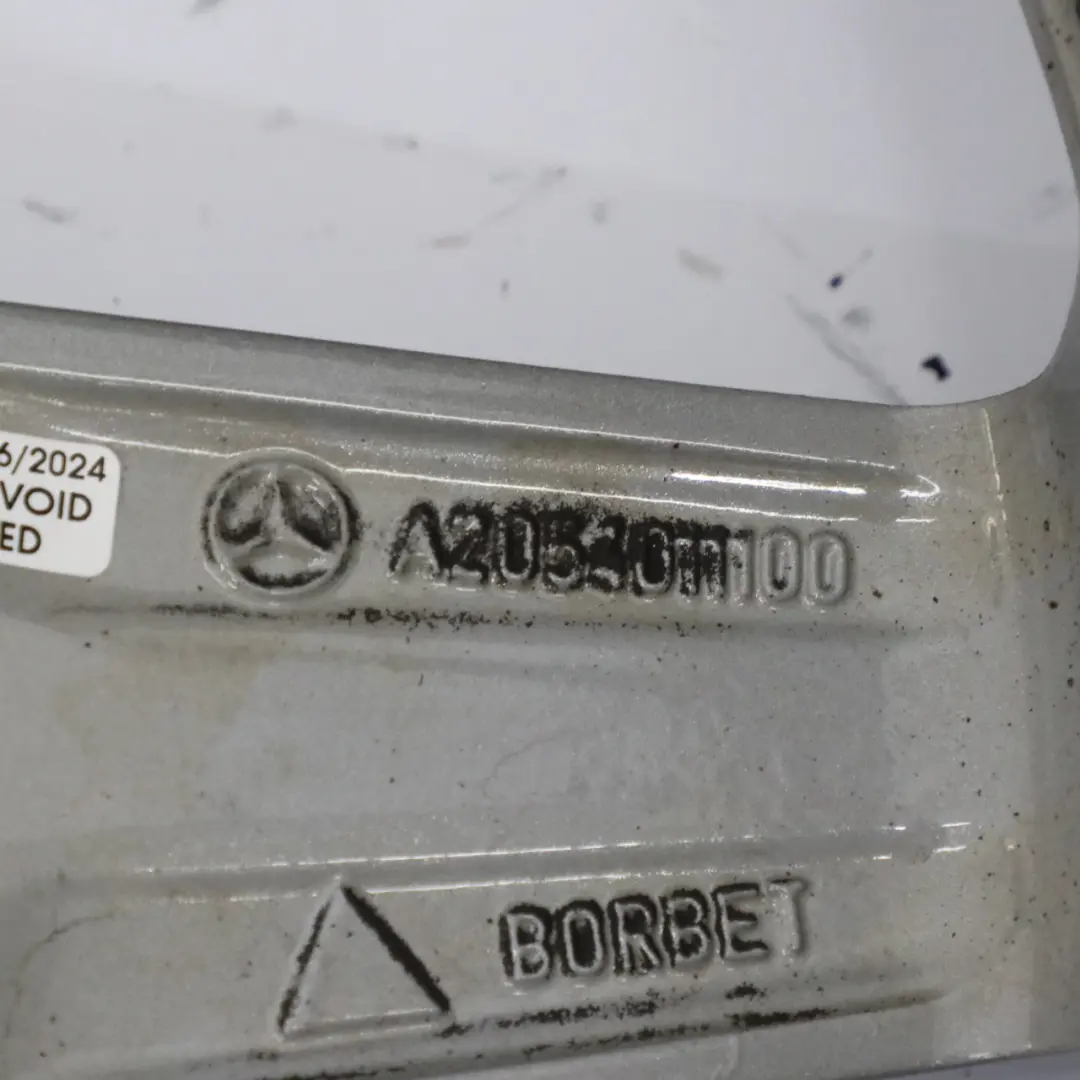 Himalaya Grey AMG Alloy Wheel Rim 5 Spoke 18" 7,5J to Mercedes W205 with Part number A2054011100 Mercedes W205 Himalaya Grey AMG Alloy Wheel Rim 5 Spoke 18" 7,5J - SKU A2054011100-5 - Part number A2054011100