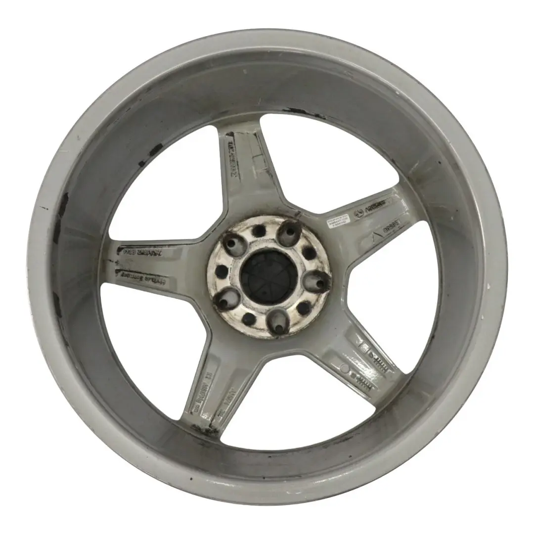 Himalaya Grey AMG Alloy Wheel Rim 5 Spoke 18" 7,5J to Mercedes W205 with Part number A2054011100 Mercedes W205 Himalaya Grey AMG Alloy Wheel Rim 5 Spoke 18" 7,5J - SKU A2054011100-5 - Part number A2054011100