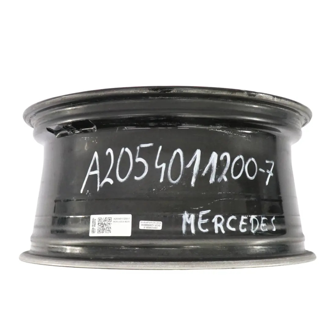 Mercedes W205 Nero AMG Cerchio in lega 5 razze 18" 8,5J ET:49 - SKU A2054011200-7 - Numero di parte A2054011200