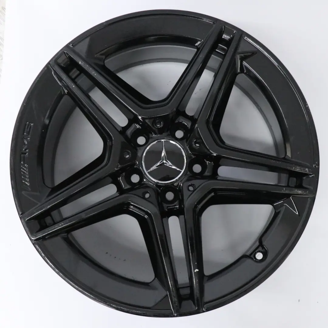 Leichtmetallfelge AMG 18" ET:49 8,5J 5 Doppelspeiche für Mercedes W205 mit Teilenummer A2054019600 Mercedes W205 Leichtmetallfelge AMG 18" ET:49 8,5J 5 Doppelspeiche - SKU A2054019600-6 - Teilenummer A2054019600