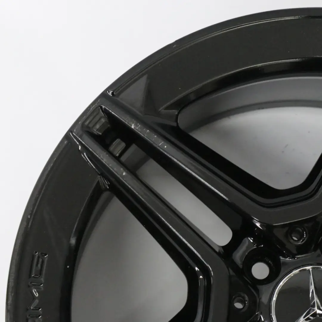 Alloy Wheel Rim AMG 18" ET:49 8,5J 5 Double Spoke to Mercedes W205 Rear with Part number A2054019600 Mercedes W205 Rear Alloy Wheel Rim AMG 18" ET:49 8,5J 5 Double Spoke - SKU A2054019600-6 - Part number A2054019600
