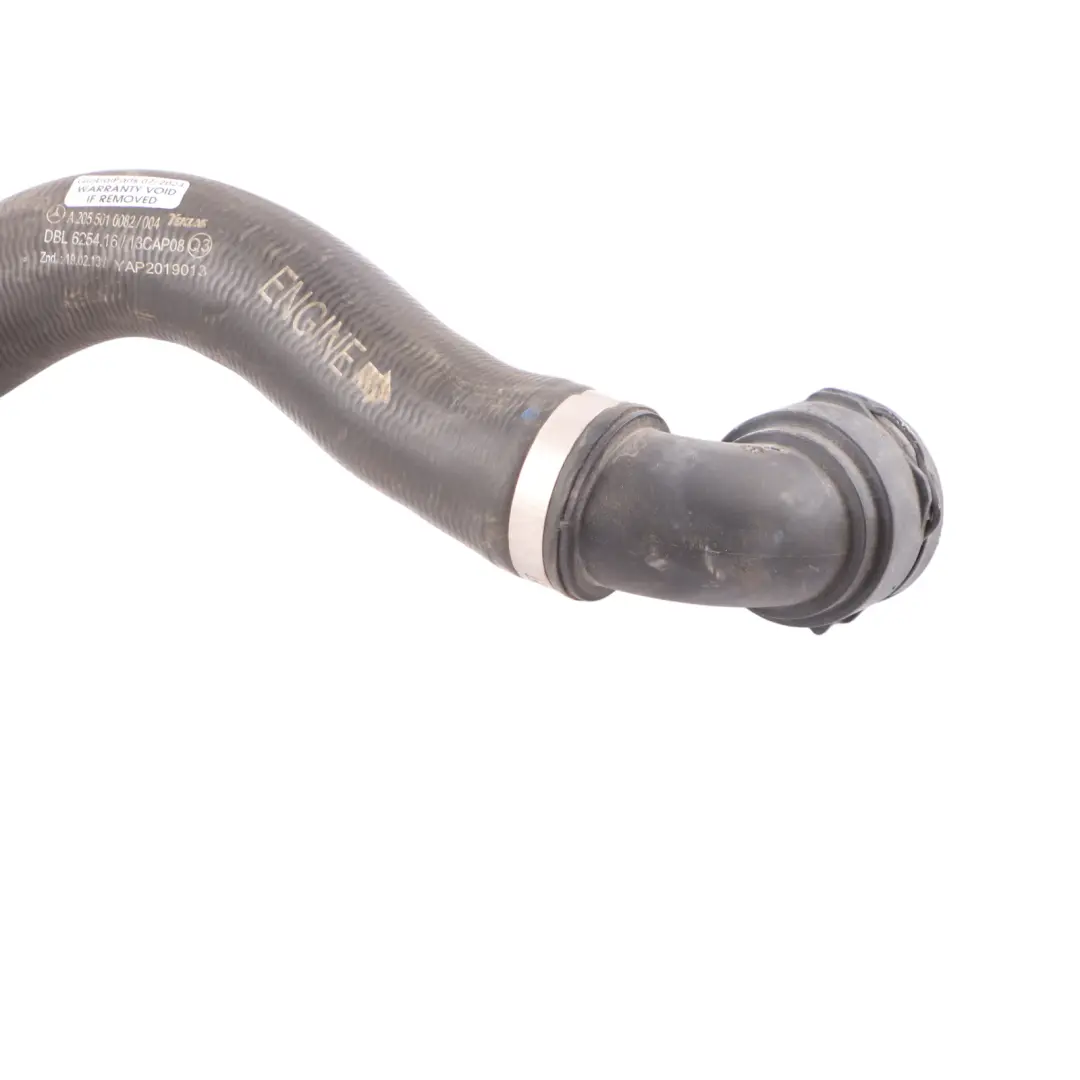 Manguera Agua Radiador Refrigerante Línea Tubería Derecha para Mercedes W205 con número de pieza A2055010082 Mercedes W205 Manguera Agua Radiador Refrigerante Línea Tubería Derecha - SKU A2055010082 - Número de pieza A2055010082