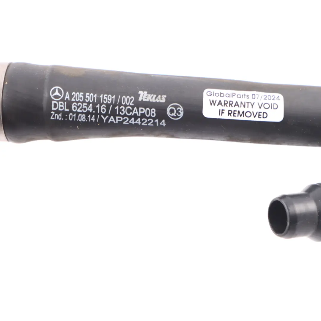 Mercedes W205 Hybrid Water Hose Radiator Coolant Cooling Pipe Line - SKU A2055011591 - Part number A2055011591