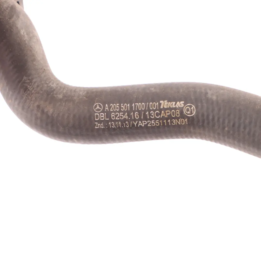 Mercedes W205 Water Hose Engine Coolant Cooling Pipe Line - SKU A2055011700 - Part number A2055011700