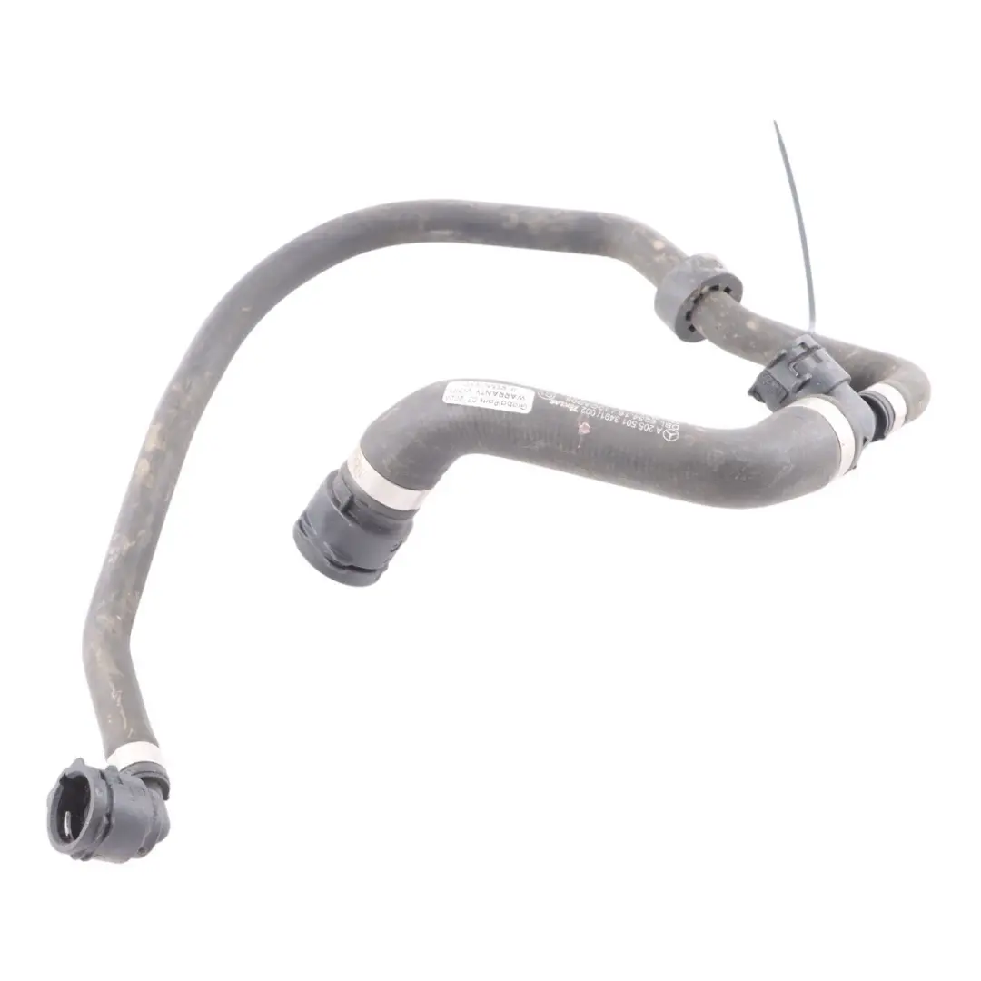 Water Hose Radiator Coolant Pipe Line Petrol Left N/S to Mercedes W205 with Part number A2055013491 Mercedes W205 Water Hose Radiator Coolant Pipe Line Petrol Left N/S - SKU A2055013491 - Part number A2055013491