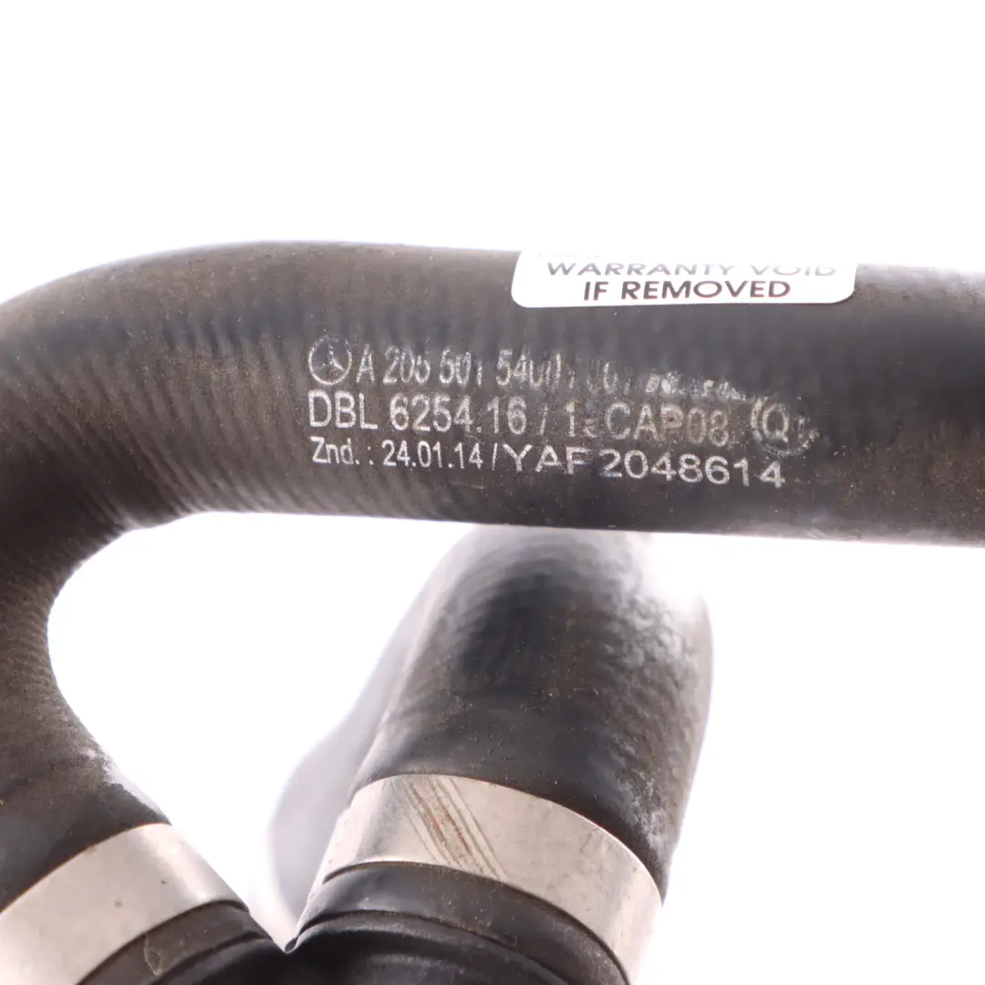 Mercedes W205 Tubo refrigerante Linea di raffreddamento trasmissione automatica - SKU A2055015400 - Numero di parte A2055015400