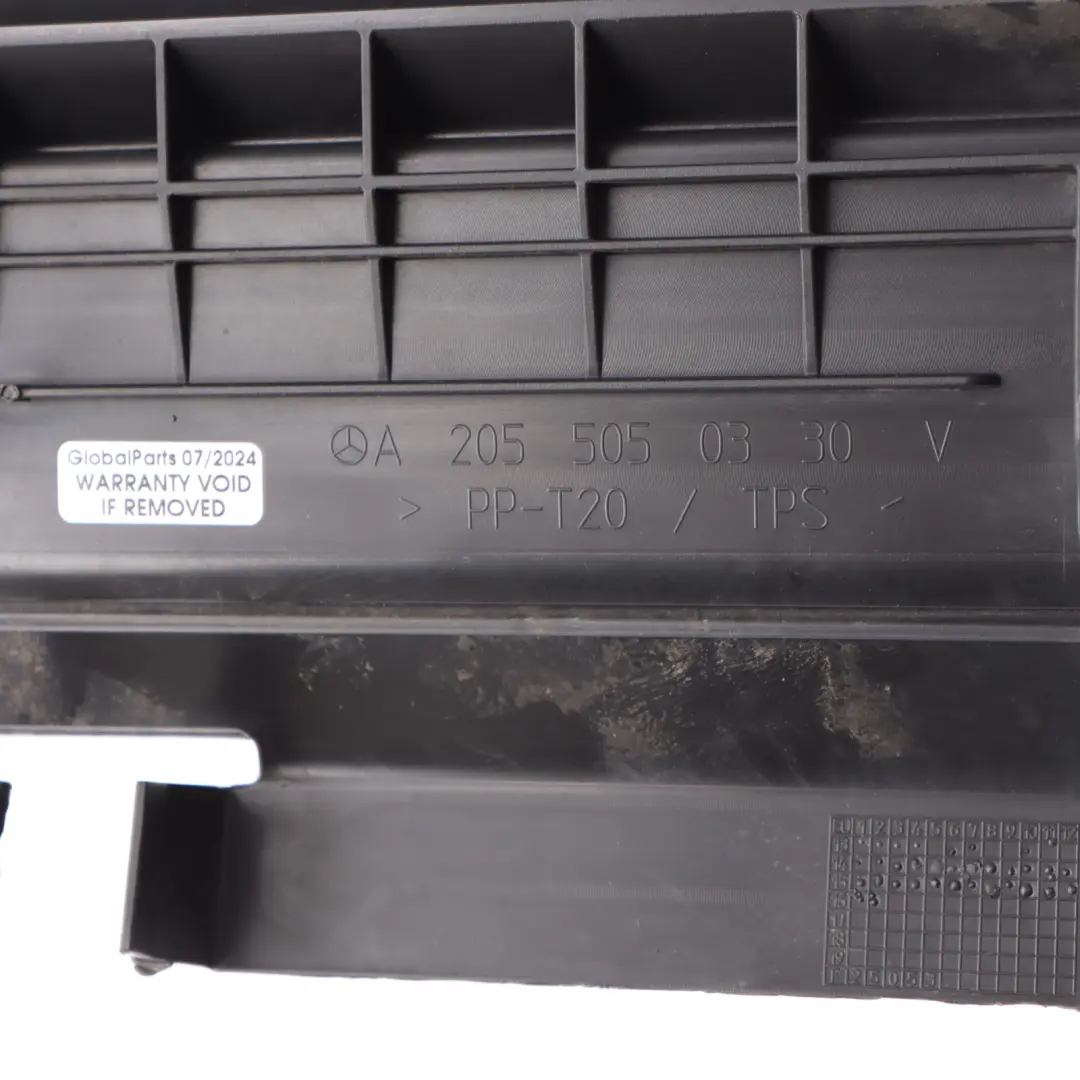 Radiator Shutter Air Intake Duck Frame Guide to Mercedes W205 with Part number A2055050330 Mercedes W205 Radiator Shutter Air Intake Duck Frame Guide - SKU A2055050330 - Part number A2055050330