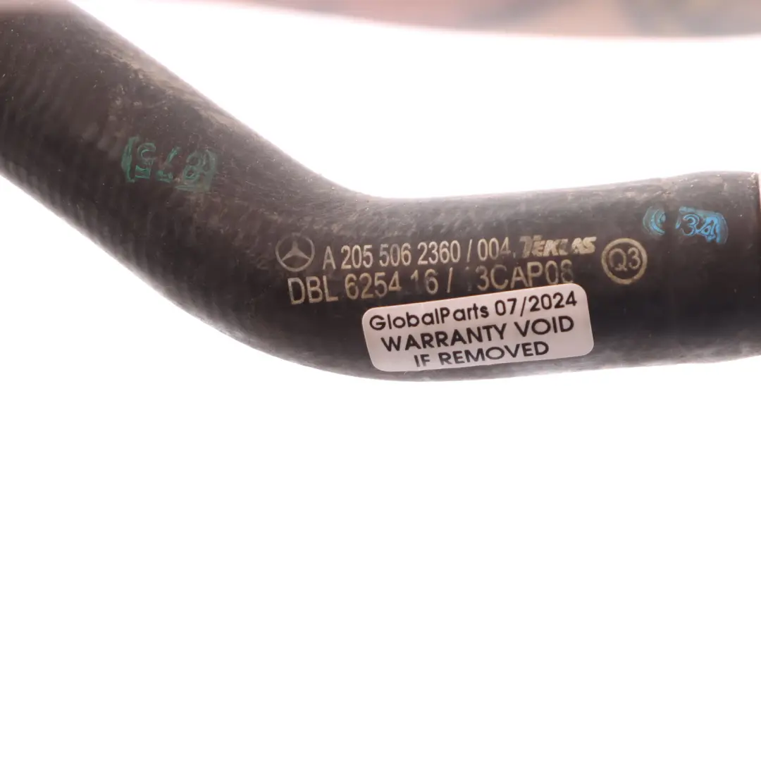 Mercedes W205 Hybrid Water Hose Radiator Coolant Cooling Pipe Line - SKU A2055062360 - Part number A2055062360