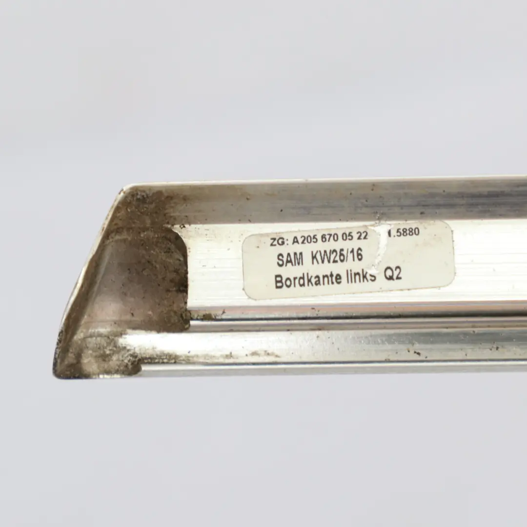 Fensterleiste Mercedes C205 Viertel Fensterverkleidung hinten links für mit Teilenummer A2056700522 Fensterleiste Mercedes C205 Viertel Fensterverkleidung hinten links - SKU A2056700522 - Teilenummer A2056700522