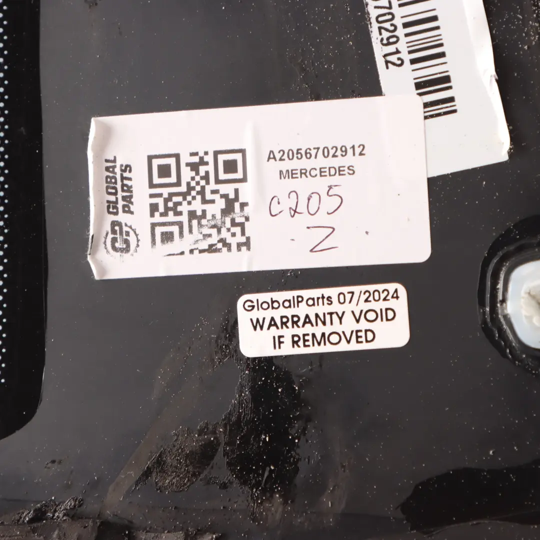 Mercedes C205 Coupe Fixed Window Rear Left N/S Glazing Glass AS2 - SKU A2056702912 - Part number A2056702912