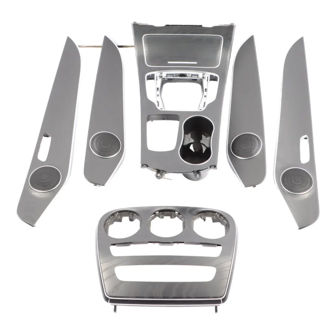 Dashboard Door Speaker Tray Strip Trim Cover Panel Black Ash Wood to Mercedes W205 with Part number A2056803807 Mercedes W205 Dashboard Door Speaker Tray Strip Trim Cover Panel Black Ash Wood - SKU A2056803807 - Part number A2056803807