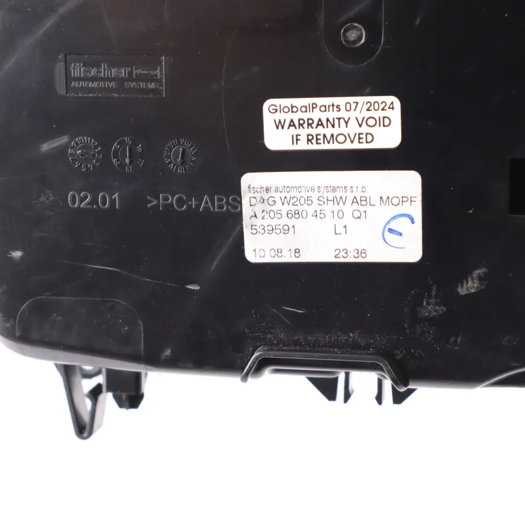 Centre Console Cup Holder Storage Trim Panel to Mercedes W205 with Part number A2056804510 Mercedes W205 Centre Console Cup Holder Storage Trim Panel - SKU A2056804510 - Part number A2056804510