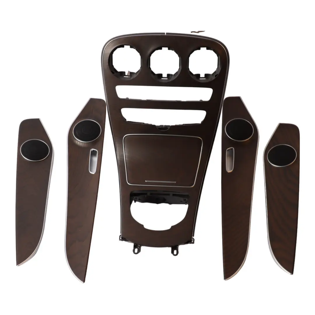 Dashboard Door Speaker Tray Strip Trim Cover Panel Brown Ash Wood to Mercedes W205 with Part number A2056809404 Mercedes W205 Dashboard Door Speaker Tray Strip Trim Cover Panel Brown Ash Wood - SKU rhd-A2056809404-1 - Part number A2056809404