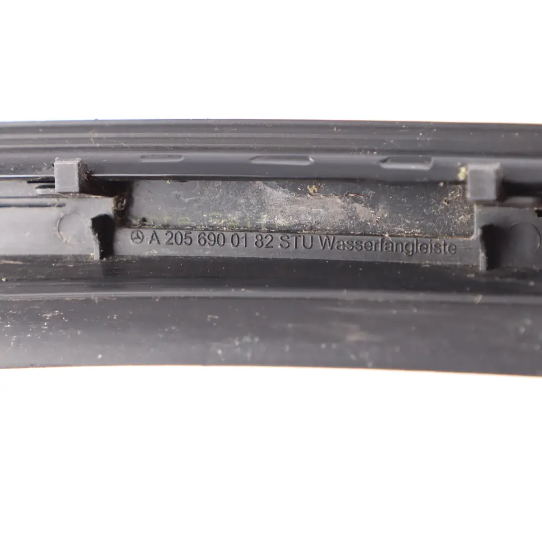Mercedes S205 Windscreen Drip Moulding Strip Cover Windshield Trim Left N/S - SKU A2056900162 - Part number A2056900162