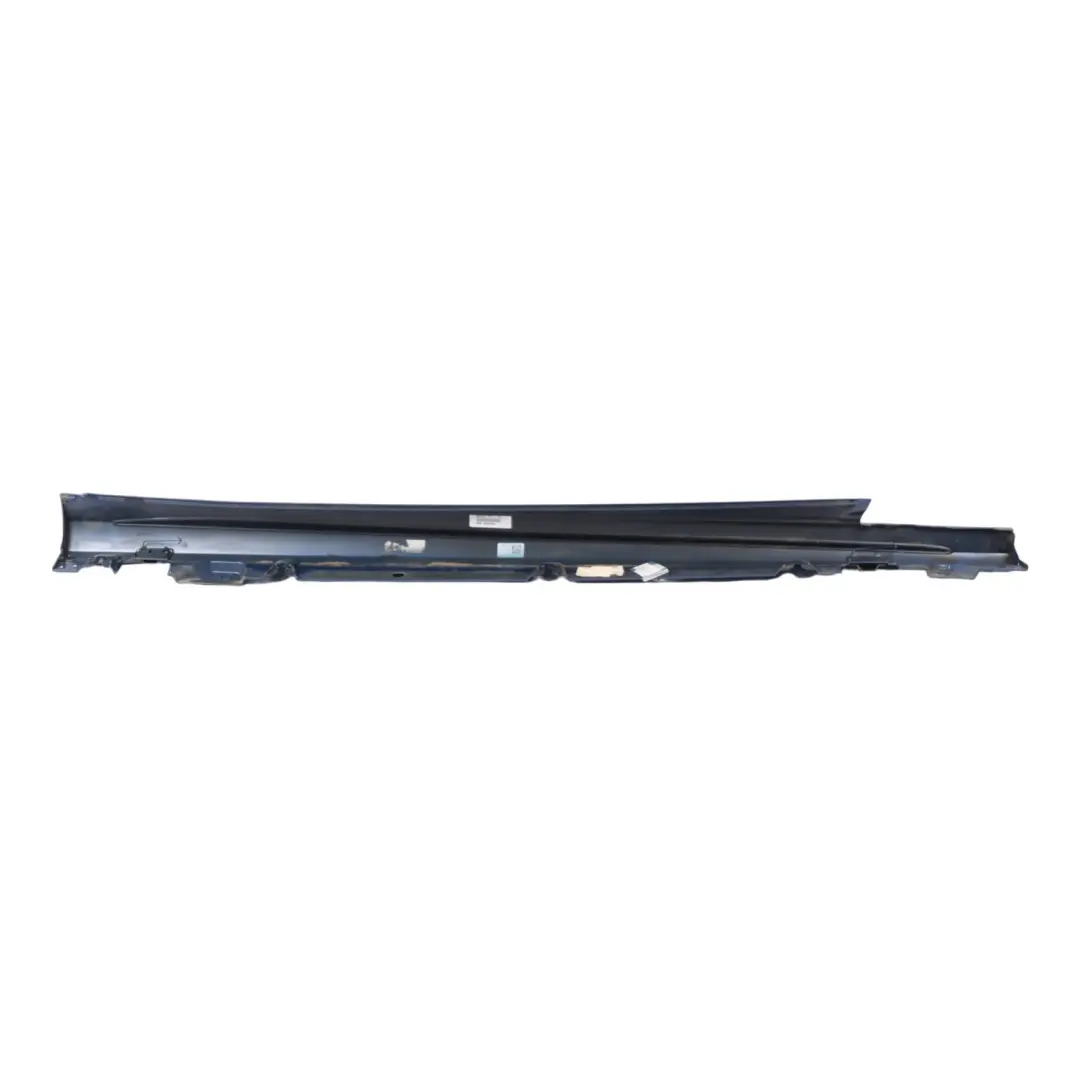 Mercedes W205 Side Skirt Left N/S Door Sill Cover Brilliant Blue Metallic - 896 - SKU A2056981354-BRB - Part number A2056981354