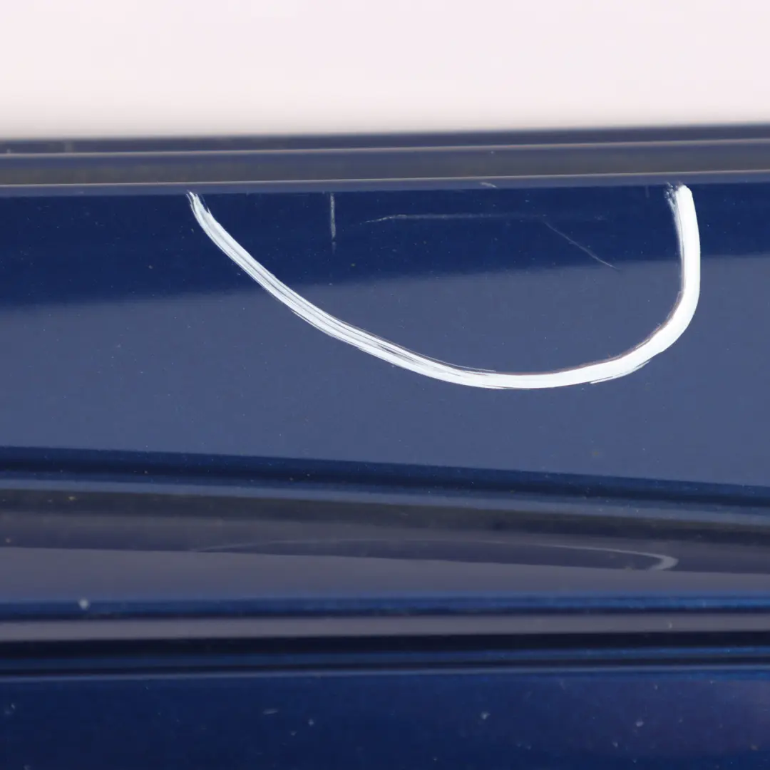 Mercedes W205 Side Skirt Left N/S Door Sill Cover Brilliant Blue Metallic - 896 - SKU A2056981354-BRB - Part number A2056981354