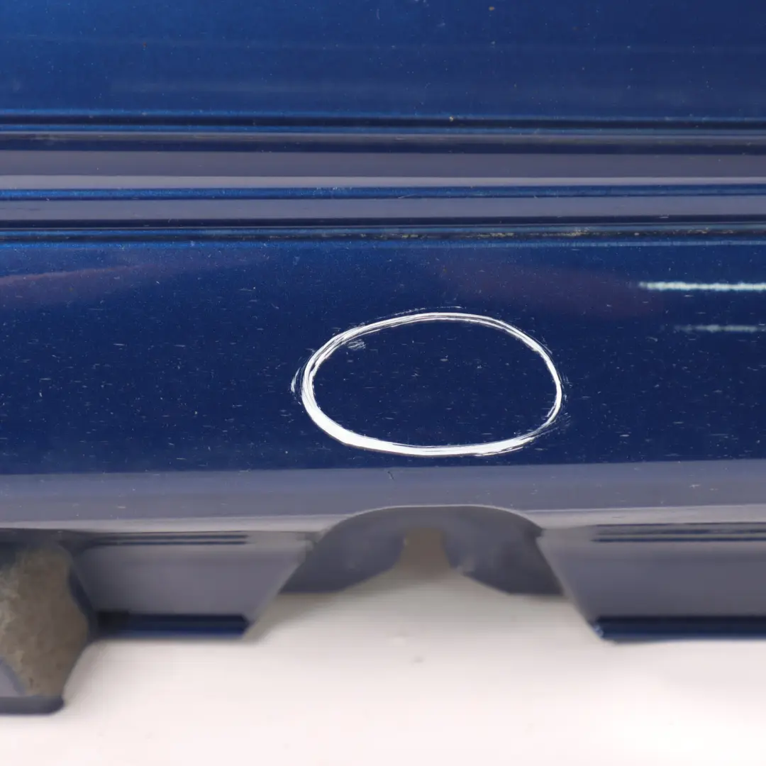 Mercedes W205 Side Skirt Right O/S Door Sill Cover Brilliant Blue Metallic - 896 - SKU A2056981454-BRB - Part number A2056981454