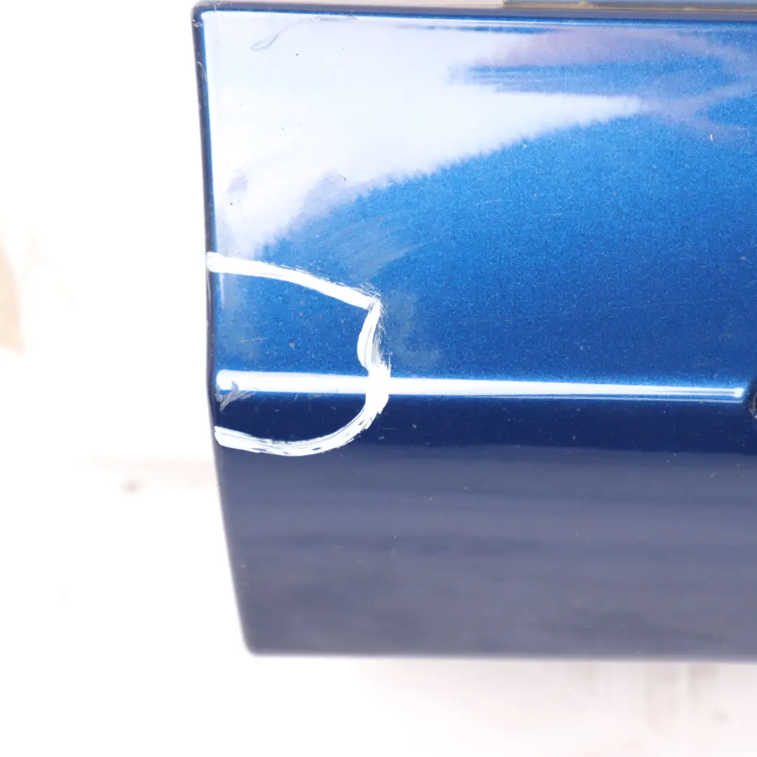 Mercedes W205 Side Skirt Right O/S Door Sill Cover Brilliant Blue Metallic - 896 - SKU A2056981454-BRB - Part number A2056981454