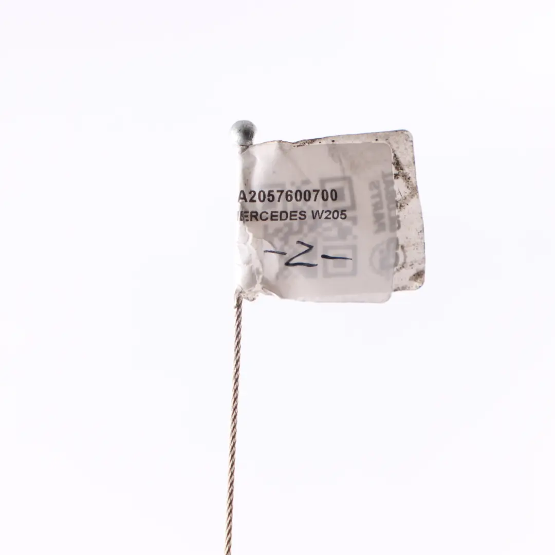 Trunk Boot Tailgate Lock Bowden Cable Linkage to Mercedes W205 with Part number A2057600700 Mercedes W205 Trunk Boot Tailgate Lock Bowden Cable Linkage - SKU A2057600700 - Part number A2057600700