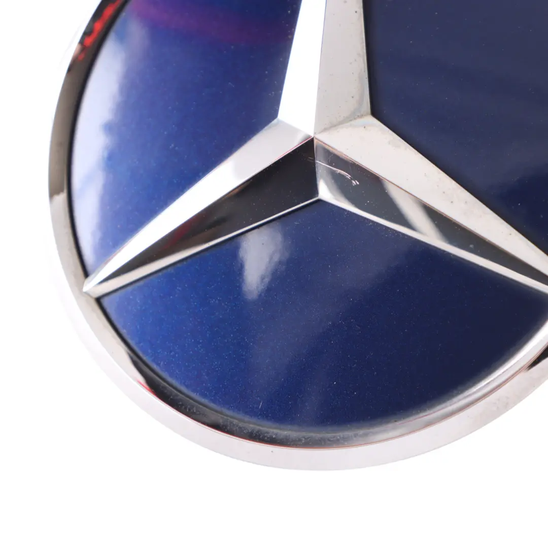 Mercedes C205 Trunk Boot Lid Badge Rear Emblem Brillian Blue 896 - SKU A2058100018-BRB - Part number A2058100018