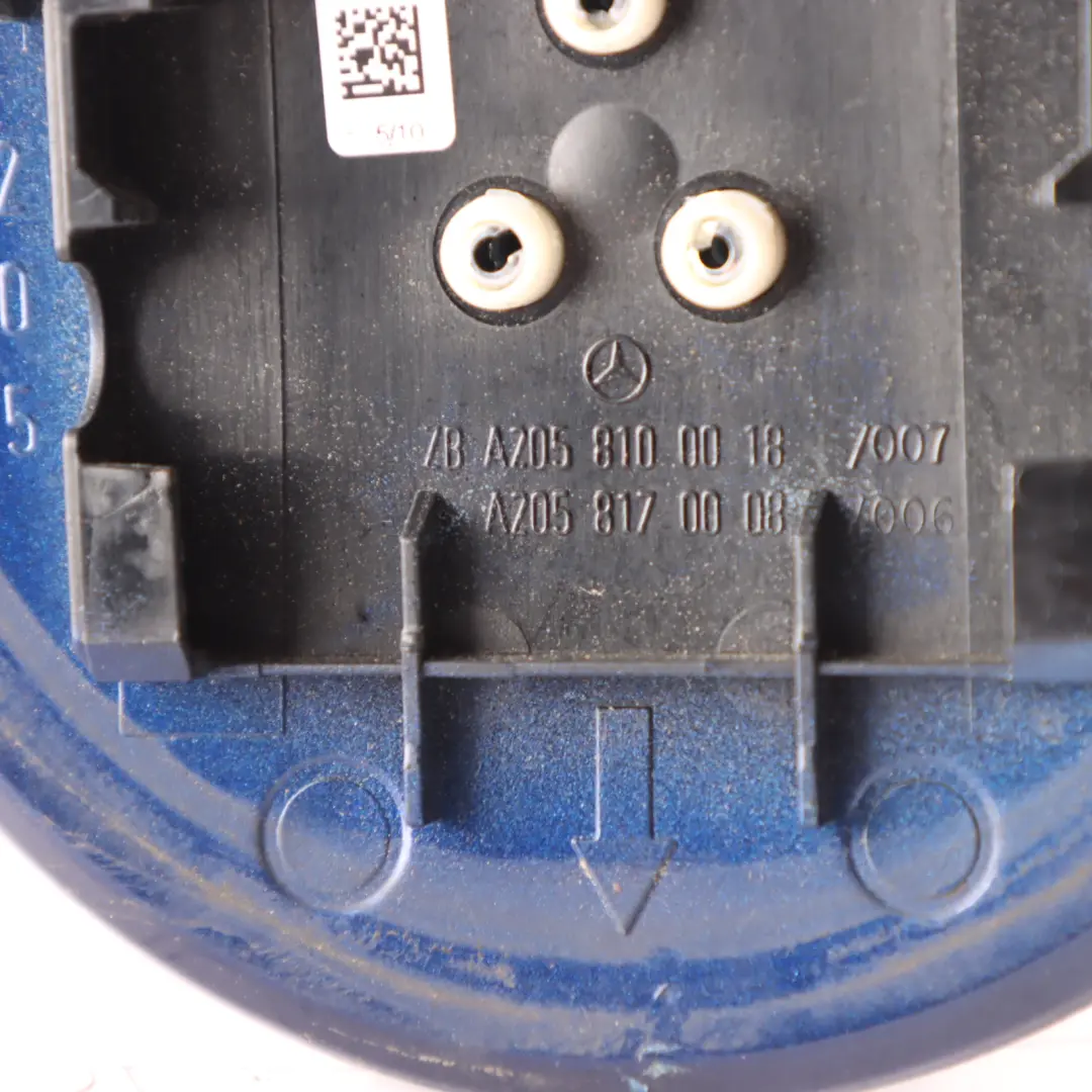 Trunk Boot Lid Badge Rear Emblem Brillian Blue 896 to Mercedes C205 with Part number A2058100018 Mercedes C205 Trunk Boot Lid Badge Rear Emblem Brillian Blue 896 - SKU A2058100018-BRB - Part number A2058100018