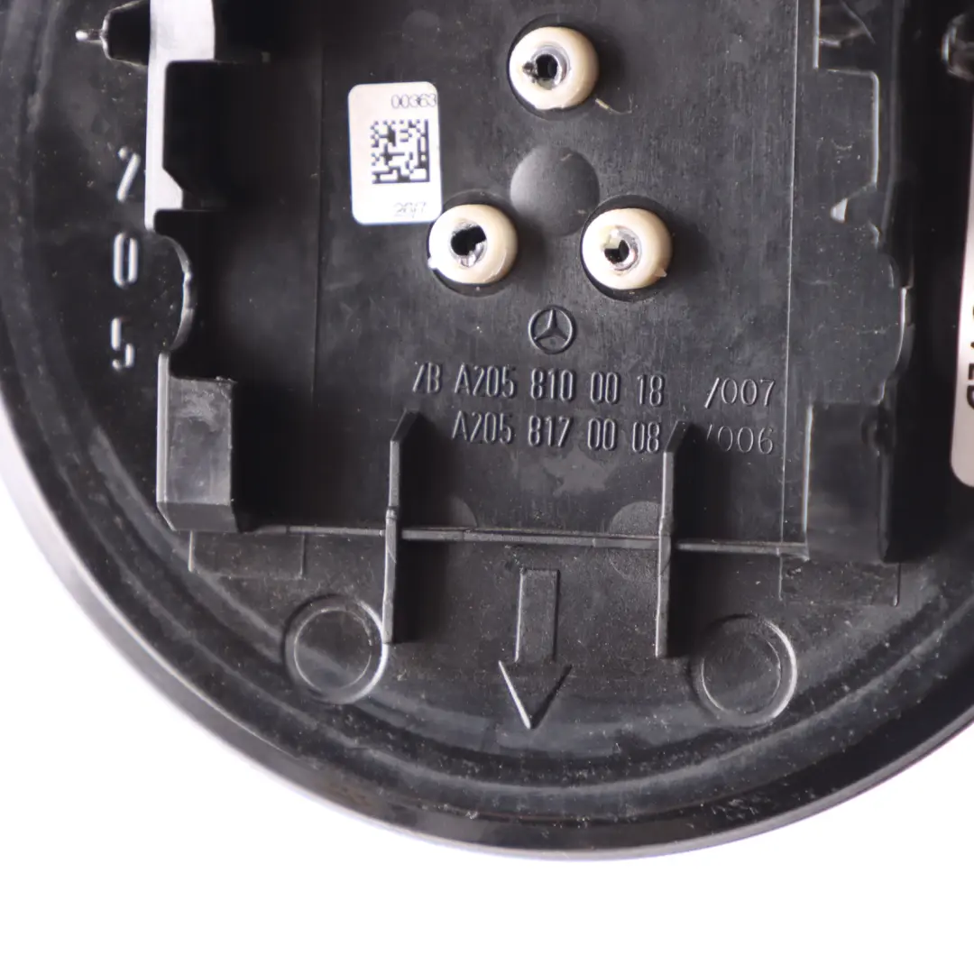 Mercedes C205 Couvercle coffre hayon, emblème arrière noir 197 - SKU A2058100018-OB1 - Numéro de pièce A2058100018