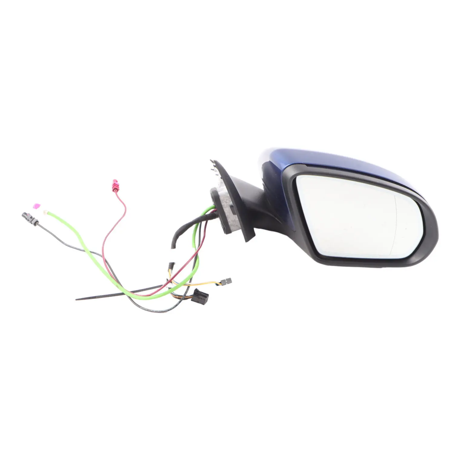 Mercedes W205 Wing Mirror Right O/S Blind Spot Assist 360 Brilliant Blue 896