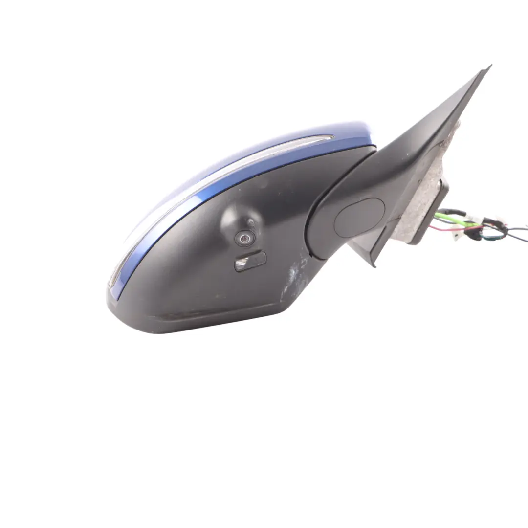 Mercedes W205 Wing Mirror Right O/S Blind Spot Assist 360 Brilliant Blue 896 - SKU rhd-A2058101602-BRB - Part number A2058101602