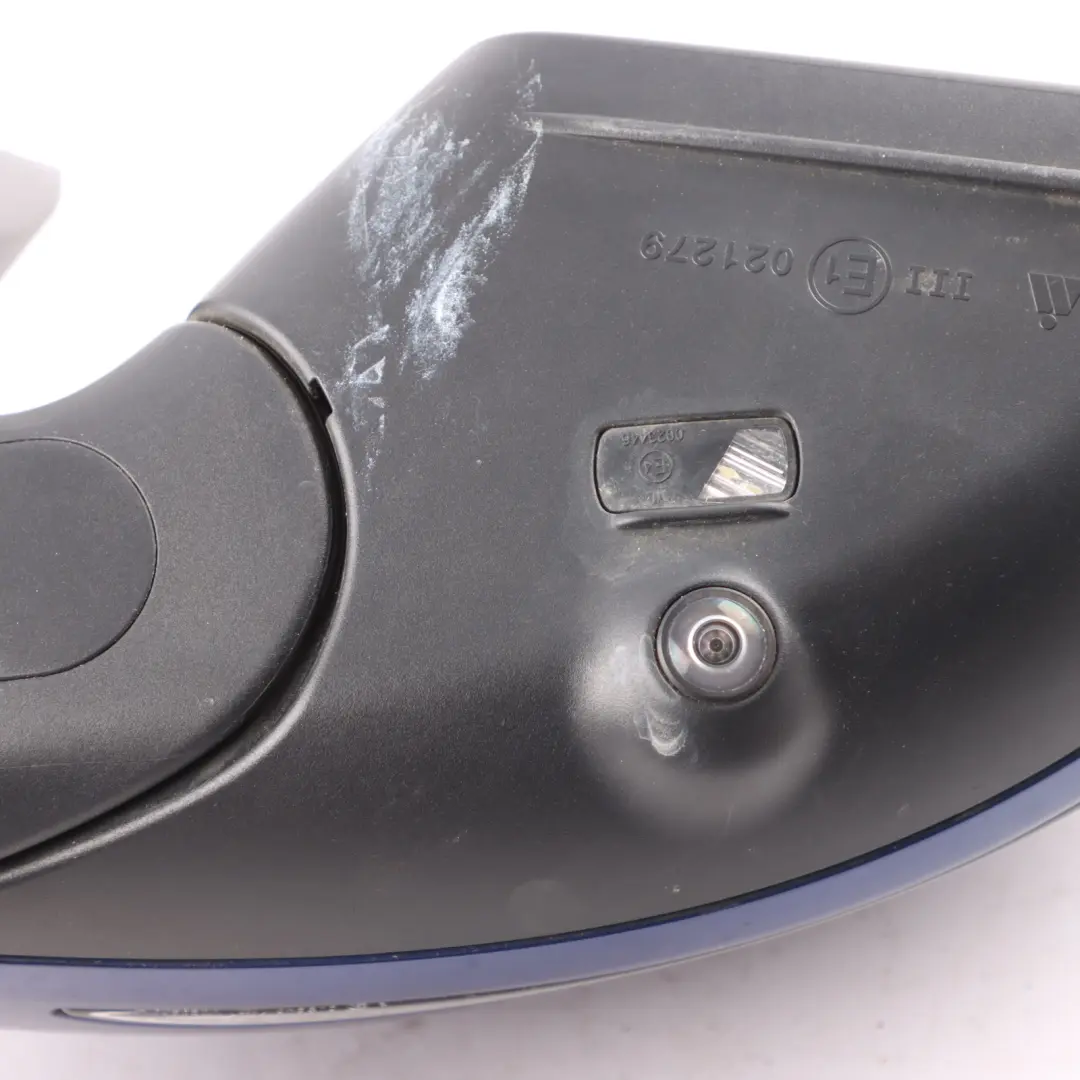 Mercedes W205 Wing Mirror Right O/S Blind Spot Assist 360 Brilliant Blue 896 - SKU rhd-A2058101602-BRB - Part number A2058101602