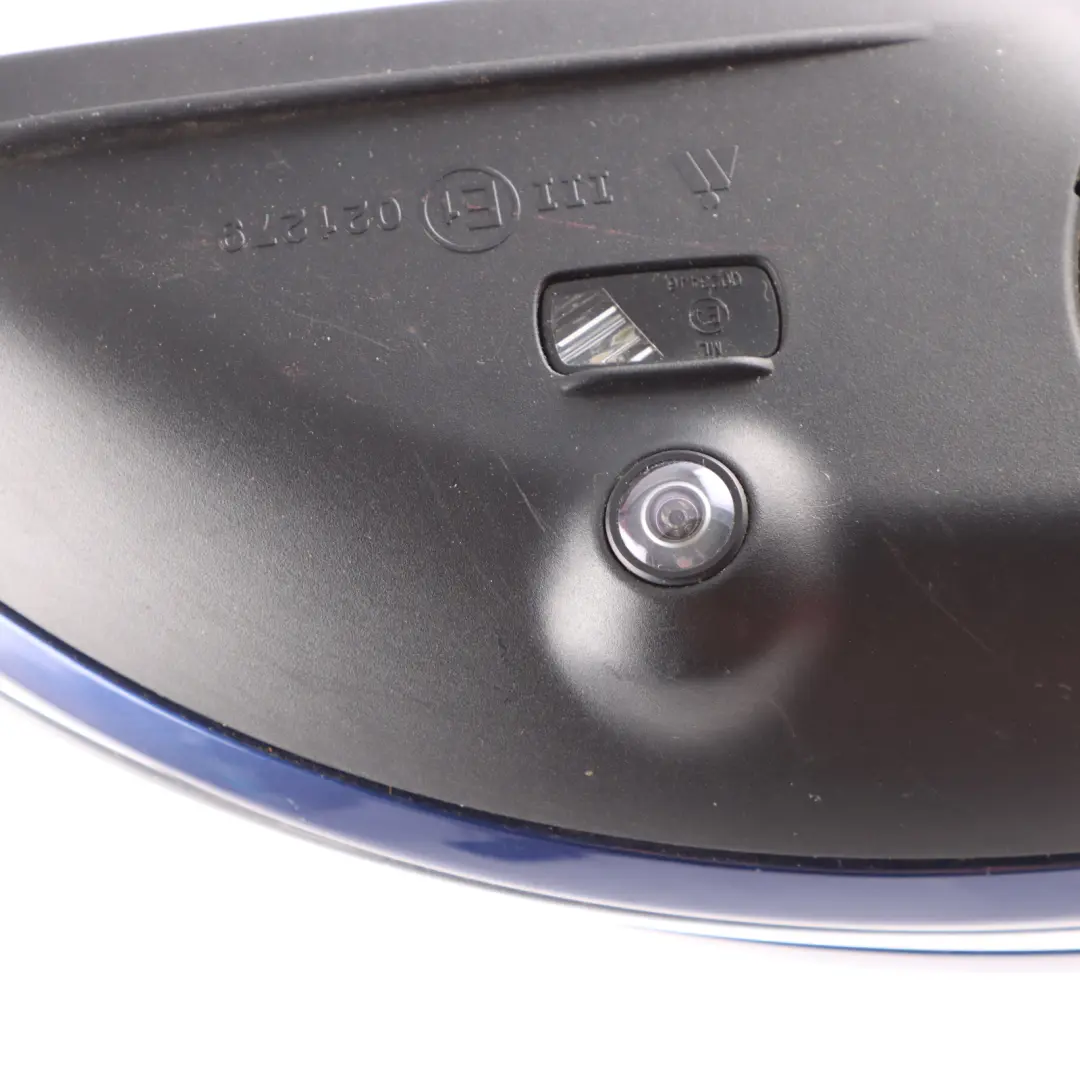 Mercedes W205 Wing Mirror Left N/S Blind Spot Assist 360 View Brilliant Blue 896 - SKU rhd-A2058102702-BRB - Part number A2058102702