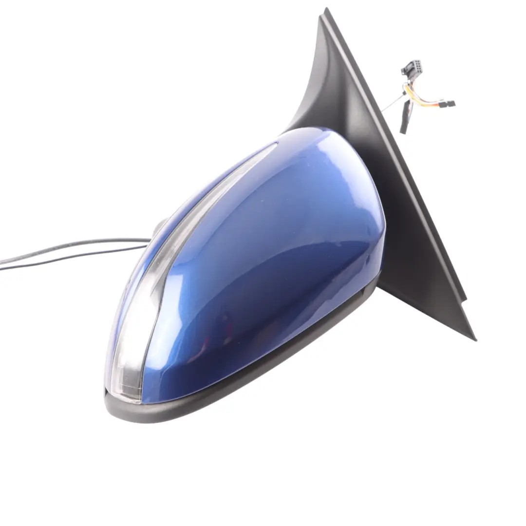 Mercedes W205 Wing Mirror Left N/S Blind Spot Assist 360 View Brilliant Blue 896 - SKU rhd-A2058102702-BRB - Part number A2058102702