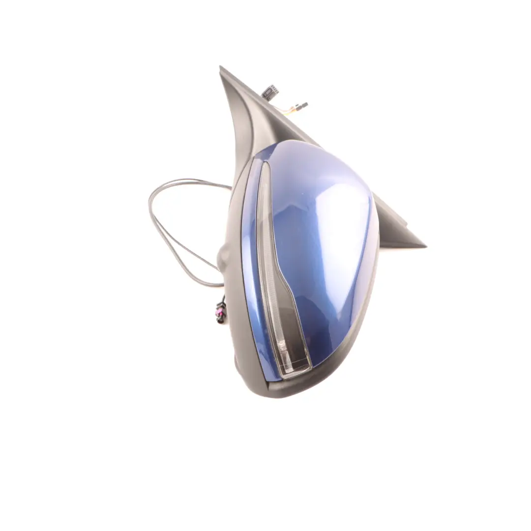 Mercedes W205 Wing Mirror Left N/S Blind Spot Assist 360 View Brilliant Blue 896 - SKU rhd-A2058102702-BRB - Part number A2058102702