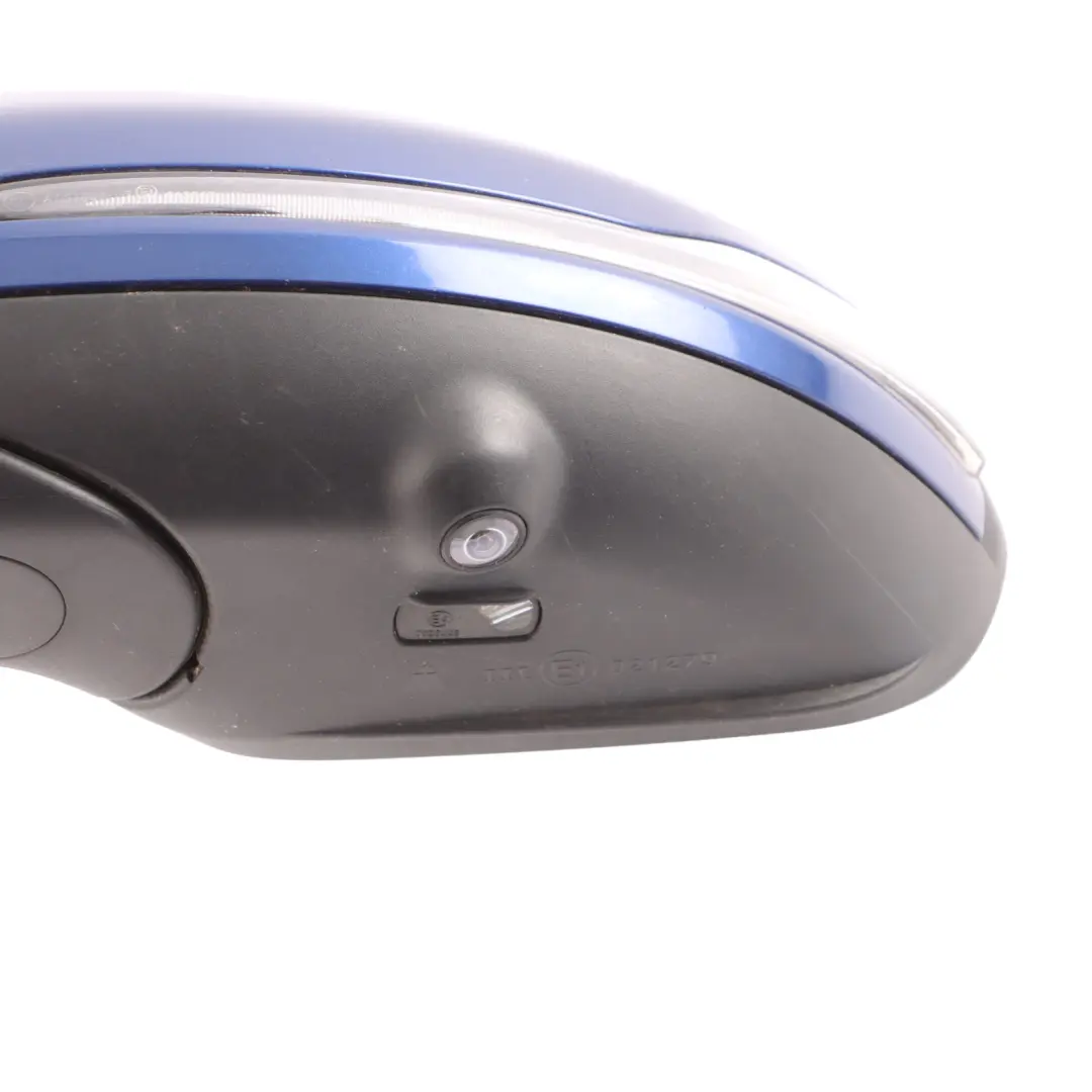 Mercedes W205 Wing Mirror Left N/S Blind Spot Assist 360 View Brilliant Blue 896 - SKU rhd-A2058102702-BRB - Part number A2058102702