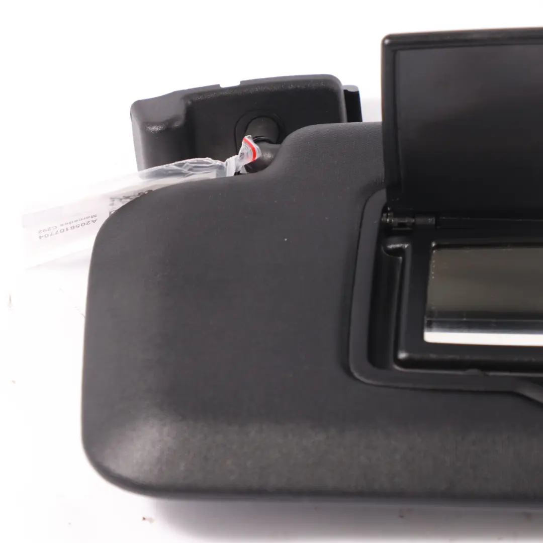 Mercedes C292 Panneau protection pare-soleil noir rétroviseur gauche - SKU A2058107704 - Numéro de pièce A2058107704