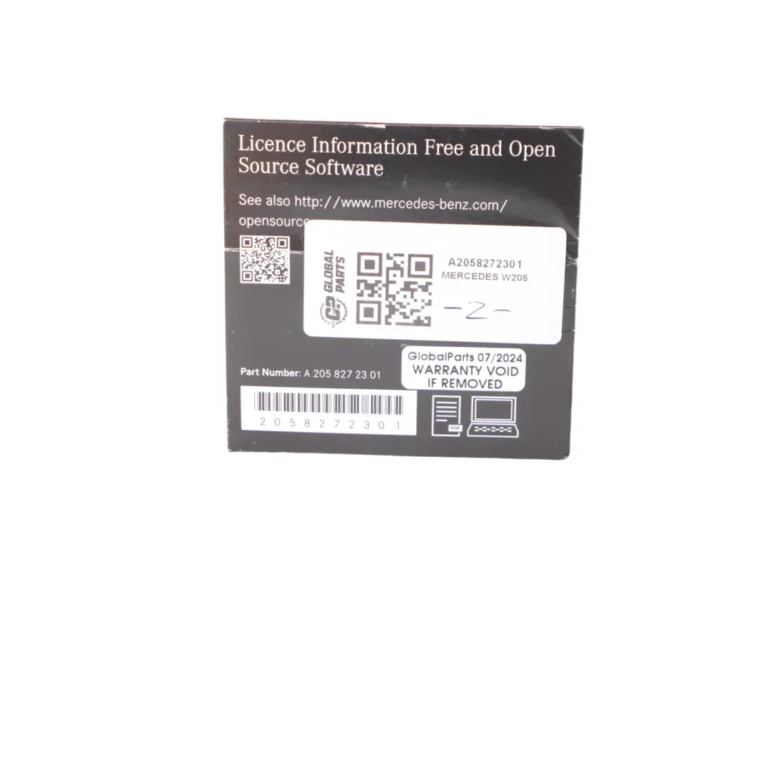 Source Software CD Lizenz Informationen für Mercedes W205 Open mit Teilenummer A2058272301 Mercedes W205 Open Source Software CD Lizenz Informationen - SKU A2058272301 - Teilenummer A2058272301
