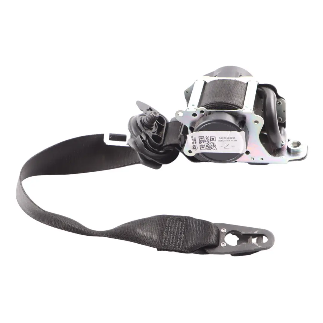 Mercedes W205 Seatbelt Front Right O/S Safety Seat Belt Black - SKU A2058600285 - Part number A2058600285