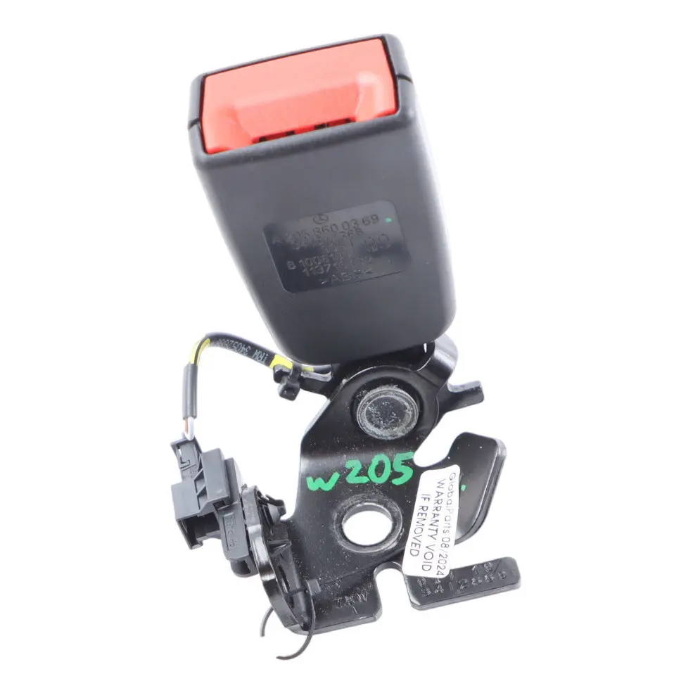  Belt Latch Mercedes W205 C253 Rear Left N/S Seat Belt Buckle Catch - SKU A2058600369 - Part number A2058600369