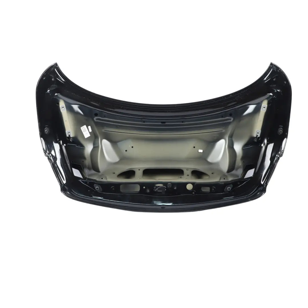 Bumper Rear Trim Panel Covering AMG Obsidian Black Metallic - 197 to Mercedes C205 with Part number A2057506100 Mercedes C205 Bumper Rear Trim Panel Covering AMG Obsidian Black Metallic - 197 - SKU A2057506100-OB - Part number A2057506100